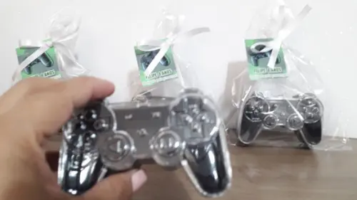 Lembrancinha Formato de Controle de Video Game Playstation