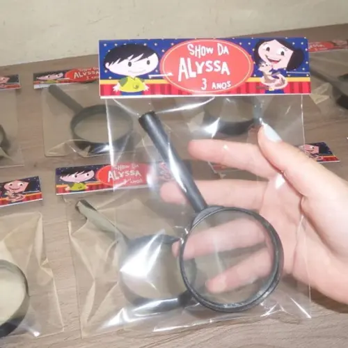 Lupa + Lapela Personalizada Show da Luna
