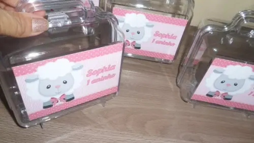Maletinha Personalizada Tema Circo Ovelha