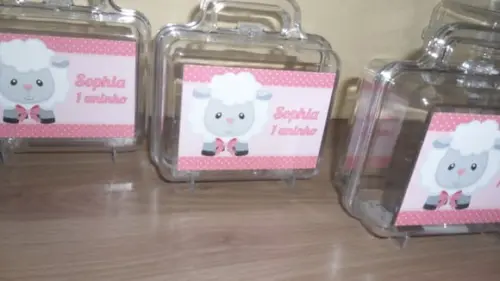Maletinha Personalizada Tema Circo Ovelha