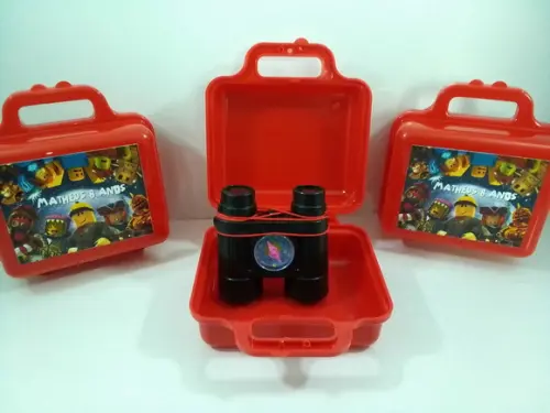 Maletinha Plastica + Mini Binóculo Tema Roblox