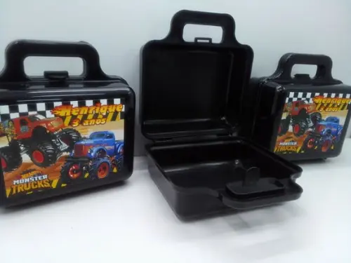 Maletinha Plastica Personalizada Tema Hot Wheels