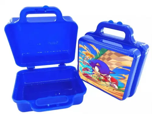 Maletinha Plastica Personalizada Tema Sonic