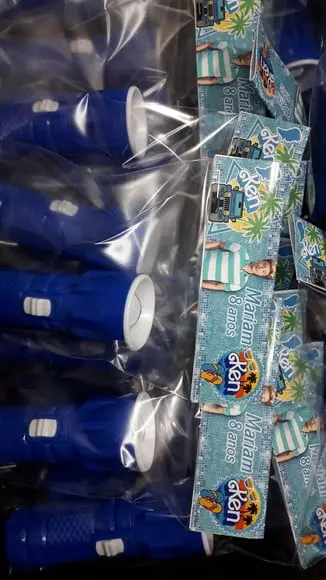 Mini Lanterna de Plástico Sortidas Lapela Tema Ken