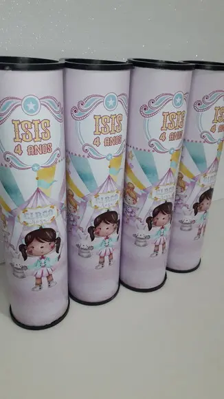 Pega Varetas Personalizado Circo Rosa