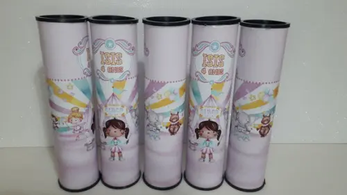 Pega Varetas Personalizado Circo Rosa
