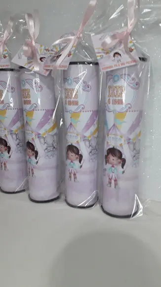 Pega Varetas Personalizado Circo Rosa
