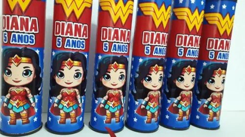 Pega Varetas Personalizado Mulher Maravilha Baby