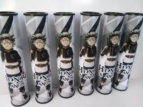 Pega Varetas Personalizado Tema Black Clover