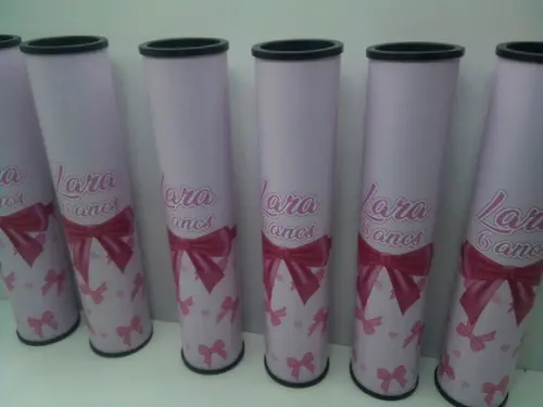 Pega Varetas Personalizado Tema Laço Rosa