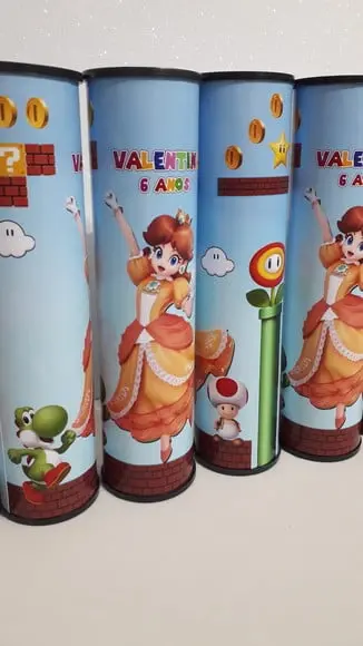 Pega Varetas Personalizado Tema Princesa Super Mario
