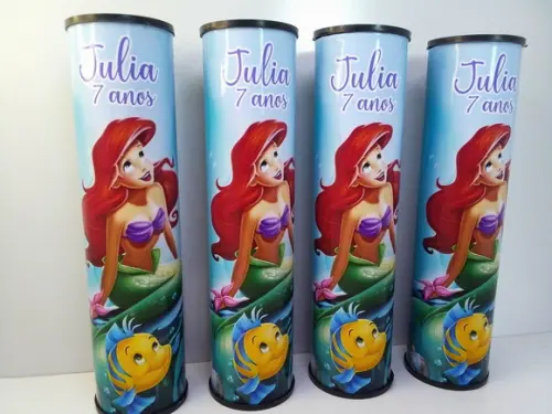 Pega Varetas Personalizado Tema Peque na Sereia