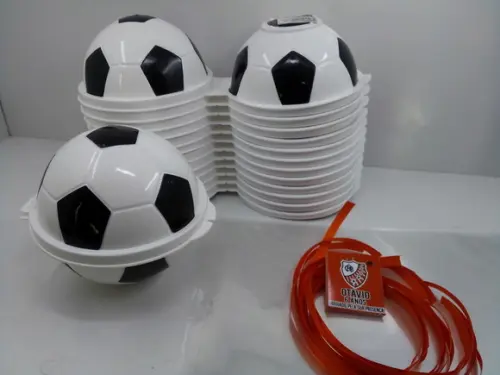 Pote Bola de Futebol Plasutil Tema Futebol+ Tag e Fita