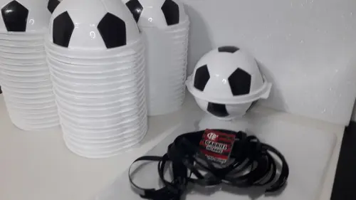 Pote Bola de Futebol Plasutil Tema Futebol+ Tag e Fita
