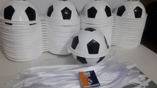 Pote Bola de Futebol Plasutil Tema Futebol+ Tag e Fita