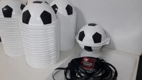 Pote Bola de Futebol Plasutil Tema Futebol+ Tag e Fita