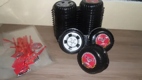 Pote em Formato de Roda Capacidade: 340 ml Personalizado