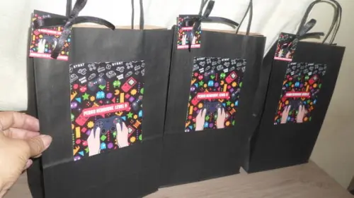 Sacolinhas Personalizada no Tema Video Game