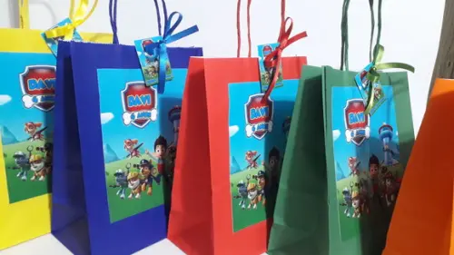 Sacolinhas Personalizada Patrulha Canina