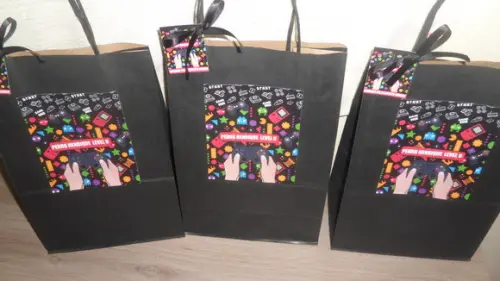 Sacolinhas Personalizada no Tema Video Game