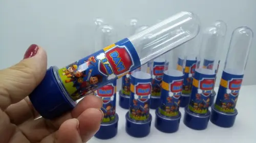 Tubete Lembrancinha Patrulha Canina