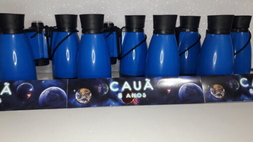 Lembrancinha Espaço Binoculo de Plástico Colorido