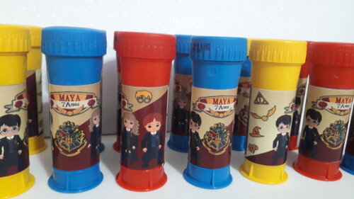 Lembrancinha Harry Potter Bolhas de Sabão Personalizado