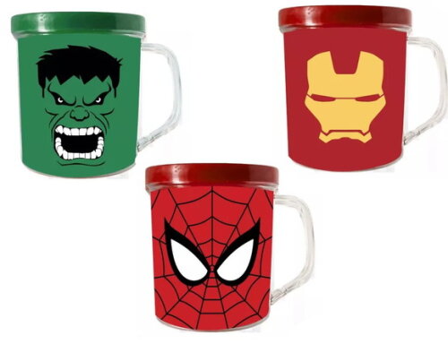 Lembrancinha Herois Caneca Acrilica Comtampa de Rosquear