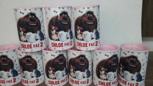 Lembrancinha Pets Cofre de Papelão Personalizado
