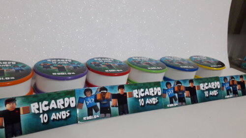 Lembrancinha Roblox Copo Retratil ou Copo Sanfonado
