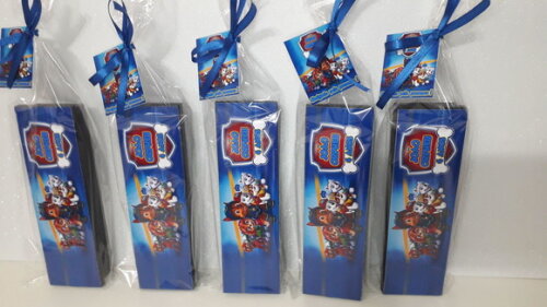 Lembrancinha Patrulha Canina Domino Personalizado