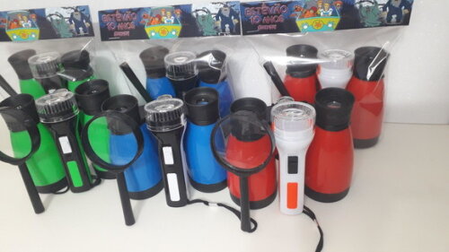 Kit Binoculo + Lanterna + Lupa Personalizado Scooby Doo
