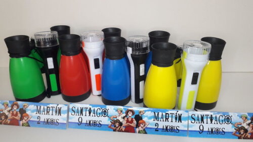 Kit Binoculo Zoom 4 Vezes e Lanterna One Piece