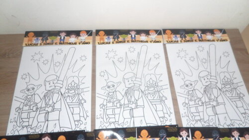 Kit de Desenhos para Colorir Star Wars