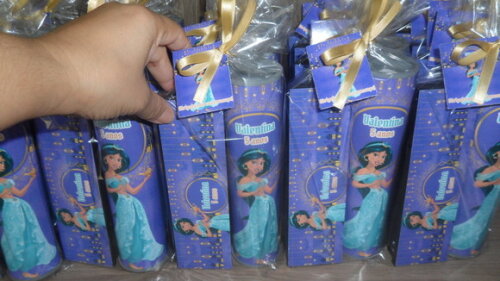 Kit Domino e Pega Varetas Personalizado Tema Jasmine
