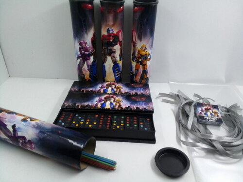 Kit Domino e Pega Varetas Personalizado Tema Transformers