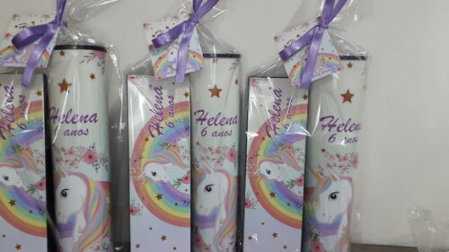 Kit Domino e Pega Varetas Personalizado Unicornio