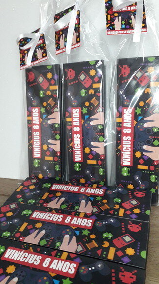 Kit Domino e Pega Varetas Personalizado Video Game