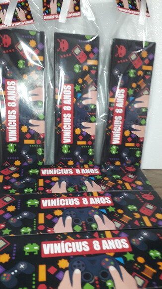 Kit Domino e Pega Varetas Personalizado Video Game