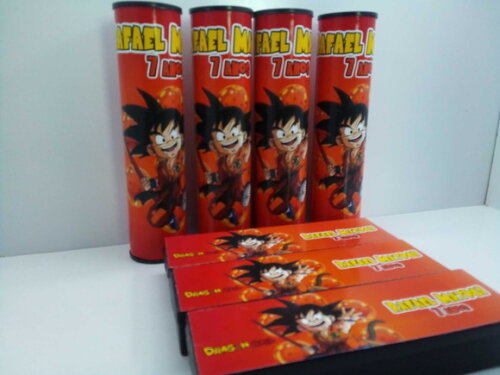 Kit Domino e Pega Varetas Tema Dragon Ball