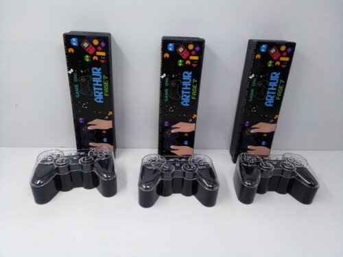 Kit Domino e Tubete em Formato de Controle de Video Game