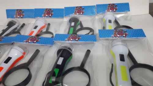 Kit Lanterna e Lupa Tema Patrulha Canina