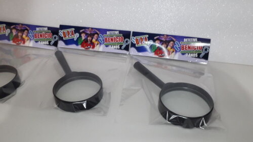 Lembrancinha DPA Lupa + Lapela Personalizada