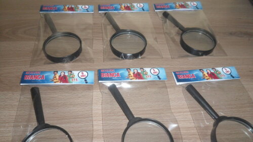 Lembrancinha Detetive do Predio Azul Lupa Personalizada