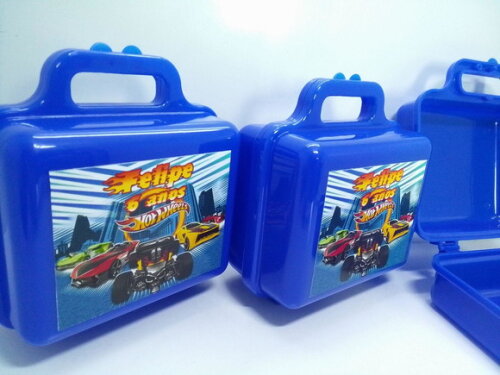 Lembrancinha Hot Wheels Maletinha Plastica Personalizada