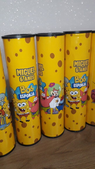 Lembrancinha Bob Esponja Pega Varetas Personalizado