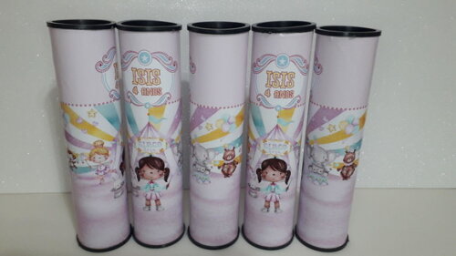 Lembrancinha Circo Rosa Pega Varetas Personalizado