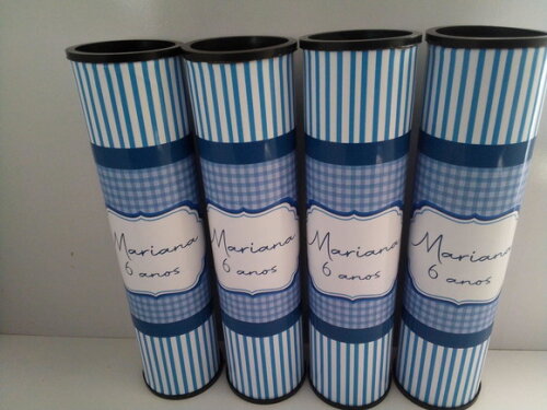 Lembrancinha Tema Azul Pega Varetas Personalizado
