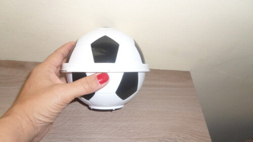Lembrancinha Futebol Pote Bola de Futebol Plasutil Tema Futebol+ 