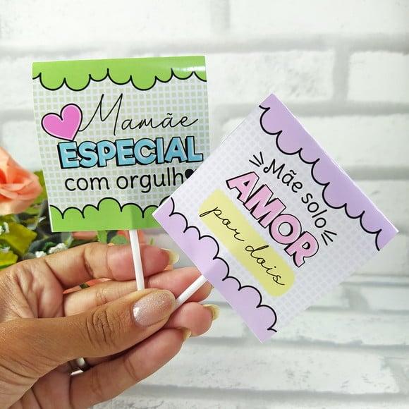 20 Pirulitos- DIA DAS MÃES